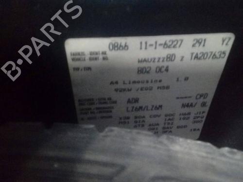 Engine control unit (ECU) AUDI A4 B5 (8D2)  | BP12492161M57 