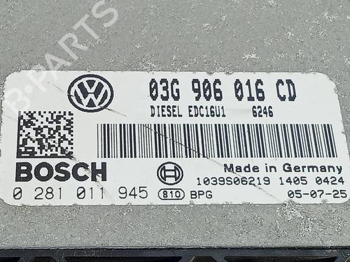 Engine control unit (ECU) VW TOURAN (1T1, 1T2)  | BP11803795M57 