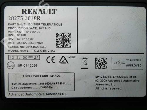 Electronic module RENAULT KADJAR (HA_, HL_) 1.6 dCi 130 4x4 (HLA4) | BP5283271M83 