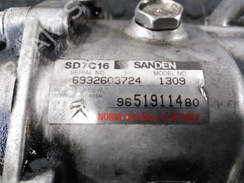 AC compressor CITROËN C4 Grand Picasso I (UA_)  | BP5882668M34 