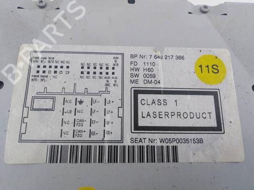 Radio SEAT ALTEA (5P1) 1.4 TSI | BP6937391E6 