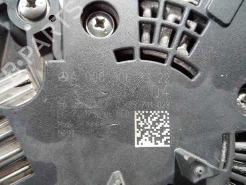 Alternator MERCEDES-BENZ B-CLASS Sports Tourer (W246, W242) B 180 CDI (246.200) | BP12492361M7 