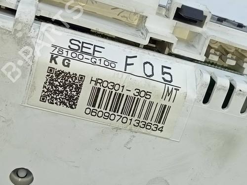 Instrument cluster HONDA ACCORD VII (CL, CN) 2.2 i-CTDi (CN1) | BP17914484C47 