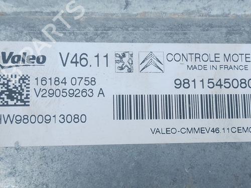 Engine control unit (ECU) PEUGEOT 208 I (CA_, CC_) 1.2 VTI 82 | BP31184076M57
