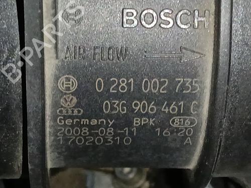 Mass air flow sensor AUDI A4 B8 (8K2) 2.0 TDI | BP30028051M95