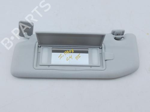 Used Left sun visor CITROËN C4 III (BA_, BB_, BC_) 1.2 PureTech 130 (BAHNSA, BAHNSB) (130 hp) 27359609