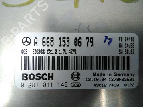 Engine control unit (ECU) MERCEDES-BENZ VANEO (414)  | BP4127801M57 