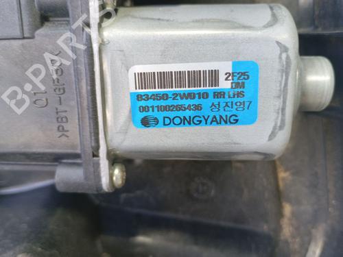 Rear left window mechanism HYUNDAI SANTA FÉ III (DM, DMA) 2.2 CRDi 4WD | BP28140193C24 