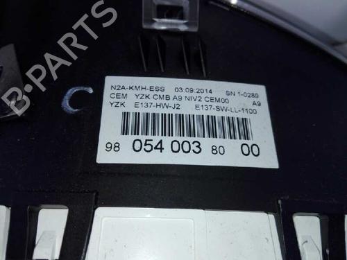 Instrument cluster PEUGEOT 208 I (CA_, CC_) 1.2 VTI 82 | BP2587606C47 