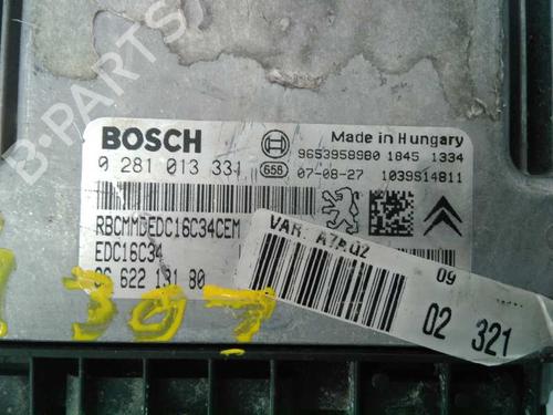 Engine control unit (ECU) PEUGEOT 307 (3A/C)  | BP3687155M57 