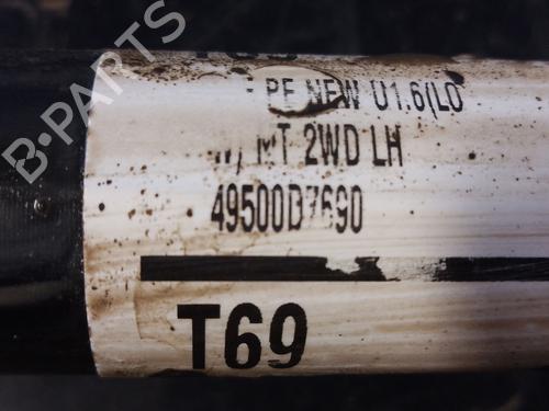 Left front driveshaft KIA SPORTAGE IV (QL, QLE) 1.6 CRDi | BP28052898M38 