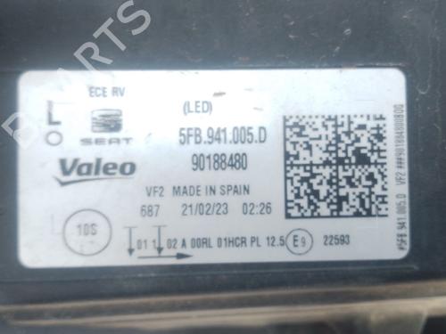 Left headlight SEAT LEON (KL1, KLG) 2.0 TDI | BP33844956C28  - Image 5