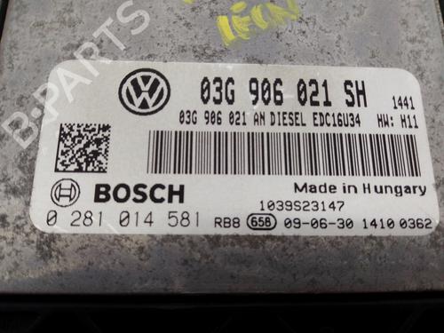 Engine control unit (ECU) SEAT LEON (1P1) 1.9 TDI | BP9726576M57 