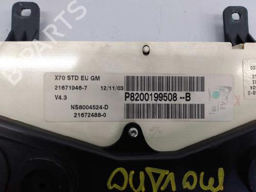 Instrument cluster OPEL MOVANO A Van (X70)  | BP4974779C47 