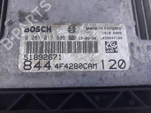 Engine control unit (ECU) LANCIA DELTA III (844_) 1.6 D Multijet (844.AXC11, 844.AXC1A) | BP7841520M57 