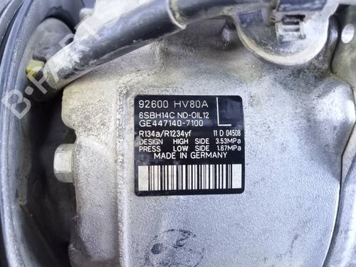 AC compressor NISSAN QASHQAI II SUV (J11, J11_)  | BP21139738M34 