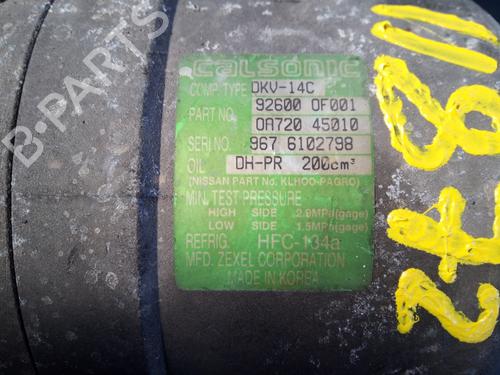 AC compressor NISSAN TERRANO II (R20) 2.7 TDi 4WD | BP16334949M34 