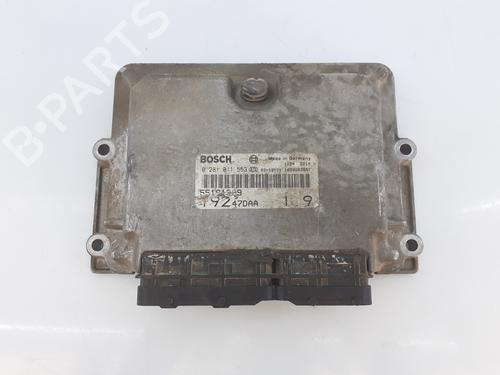 Used Engine control unit (ECU) FIAT STILO (192_) 1.9 JTD (192_XE1A) (115 hp) 8500490