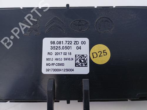 Commande Chauffage CITROËN JUMPY III Van (V_) 1.6 BlueHDi 115 | BP27718752I5 