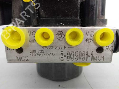 ABS pump RENAULT CLIO IV (BH_) 1.2 TCe 120 (BHAU) | BP2827058M43 