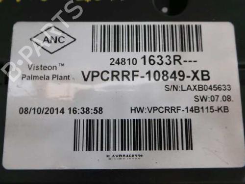 Instrument cluster RENAULT CLIO IV (BH_)  | BP1583945C47 