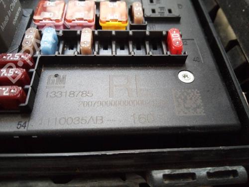 Fuse box OPEL ASTRA J (P10) 1.7 CDTI (68) | BP12991337E1 