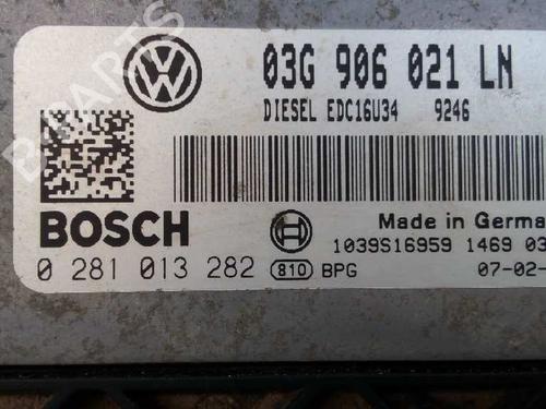 Engine control unit (ECU) SEAT TOLEDO III (5P2) 1.9 TDI | BP5670336M57 