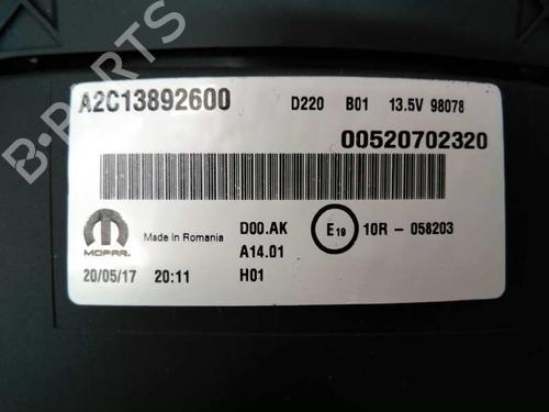 Instrument cluster FIAT 500L (351_, 352_) 1.4 (199LYB1B) | BP5247169C47 