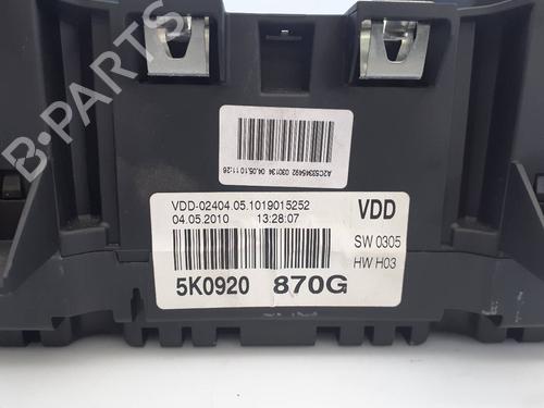 Instrument cluster VW GOLF VI (5K1) 1.6 TDI | BP8109769C47 