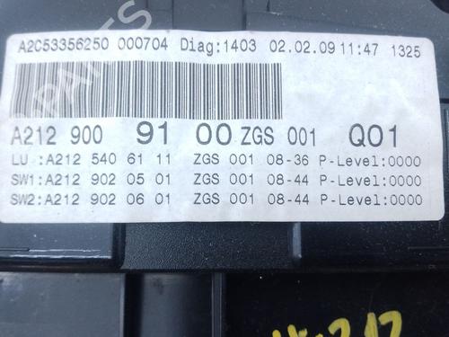 Instrument cluster MERCEDES-BENZ E-CLASS (W212) E 350 CGI (212.057) | BP30847635C47 