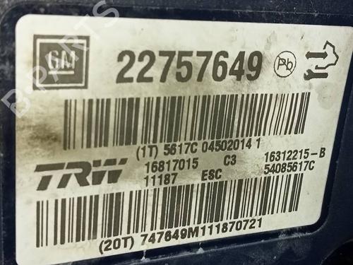 ABS pump OPEL INSIGNIA A (G09) 2.0 CDTI (68) | BP11397174M43 