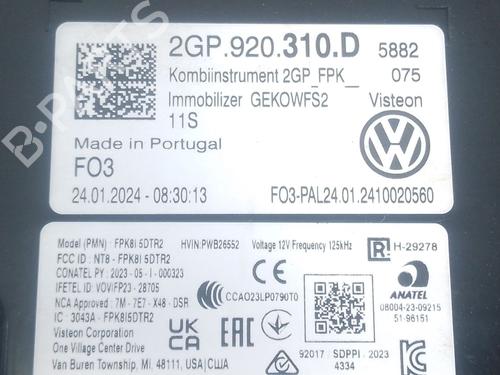 Instrument cluster VW T-CROSS (C11, D31)  | BP32516394C47 