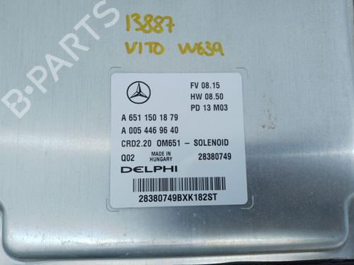 Engine control unit (ECU) MERCEDES-BENZ VITO / MIXTO Van (W639) 110 CDI (639.601, 639.603, 639.605) | BP28056437M57 