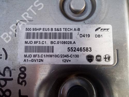 Engine control unit (ECU) FIAT 500 (312_)  | BP22645867M57 