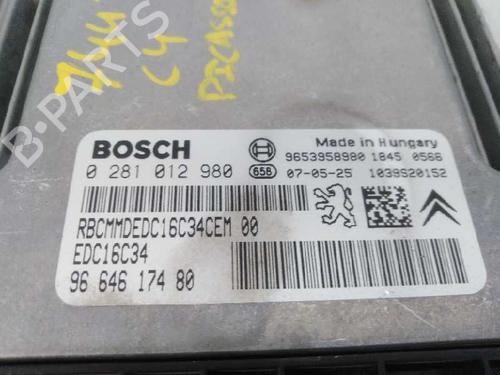 Engine control unit (ECU) CITROËN C4 Grand Picasso I (UA_)  | BP5844382M57 