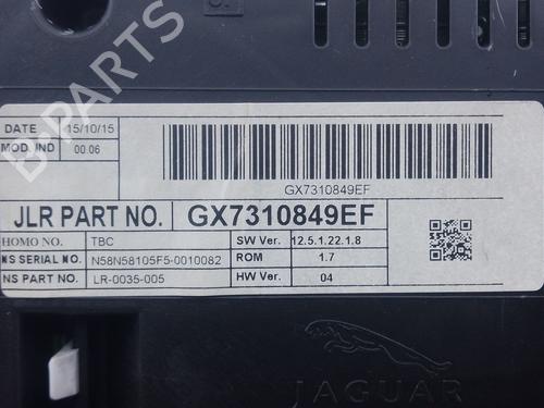 Instrument cluster JAGUAR XE (X760) 2.0 D | BP31904906C47 