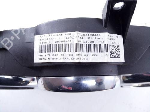 Instrument cluster PEUGEOT 207 (WA_, WC_)  | BP21543212C47 