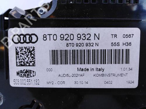 Instrument cluster AUDI A5 Sportback (8TA) 3.0 TDI quattro | BP8628301C47 