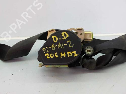 Front right seatbelt PEUGEOT 206 Hatchback (2A/C)  | BP8721100I25 