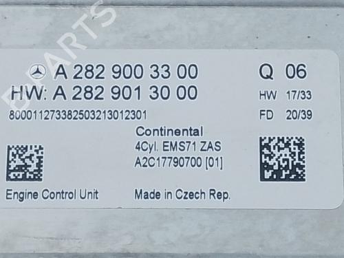 Engine control unit (ECU) MERCEDES-BENZ CLA (C118) CLA 180 (118.384) | BP30588178M57