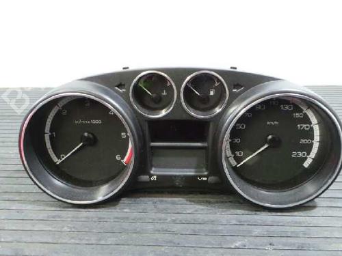 Used Instrument cluster PEUGEOT 308 I (4A_, 4C_) 1.6 HDi (109 hp) 1100727