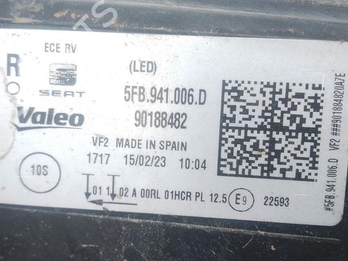 Right headlight SEAT LEON (KL1, KLG) 2.0 TDI | BP33844955C29  - Image 6