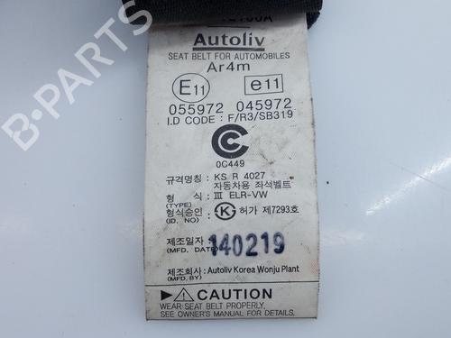 Rear center seatbelt HYUNDAI ix35 (LM, EL, ELH)  | BP10188367I27 