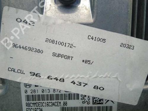 Engine control unit (ECU) CITROËN C4 Coupe (LA_) 1.6 HDi | BP3490292M57 