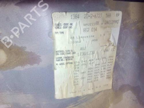 Engine control unit (ECU) AUDI A4 B6 (8E2) 1.8 T | BP6969608M57 