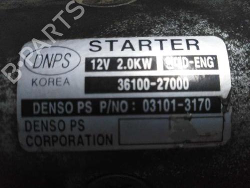 Startmotor HYUNDAI SANTA FÉ I (SM) 2.0 CRDi 4x4 | BP4701316M8 