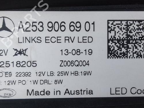 Left headlight MERCEDES-BENZ GLC (X253) 220 d 4-matic (253.915) | BP29460496C28 