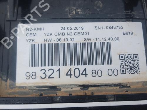 Instrument cluster CITROËN C3 III (SX) 1.2 PURETECH 82 | BP31210380C47 