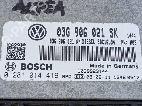 Engine control unit (ECU) SEAT ALTEA (5P1)  | BP17480884M57 