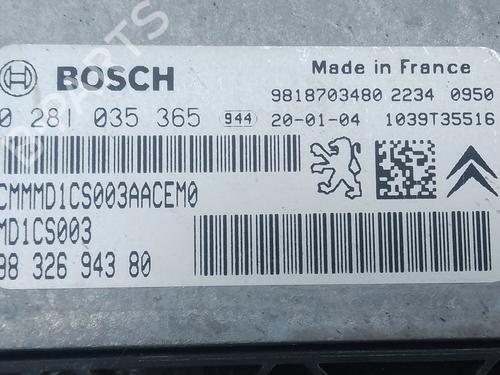 Engine control unit (ECU) PEUGEOT 3008 II SUV (MC_, MR_, MJ_, M4_) 1.5 BlueHDi 130 | BP30728027M57